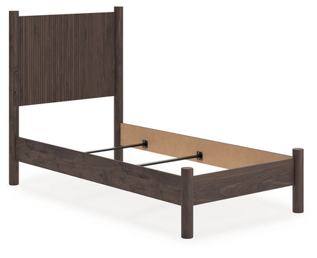 Mega Furniture - Ashley Furniture - Pamytta Bedroom - One Drawer Night Stand / Brown - PCB2614-91