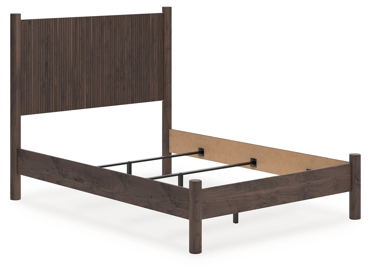 Mega Furniture - Ashley Furniture - Pamytta Bedroom - Full Panel Bed / Brown - PCB2614B16