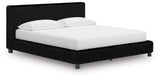 Mega Furniture - Ashley Furniture - Zuraleus Bedroom - California King Upholstered Bed / Black - PCB3380B14