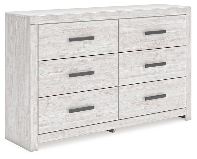 Mega Furniture - Ashley Furniture - Cayboni Bedroom - King Panel Bed / Whitewash - B3788B7