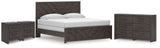 Mega Furniture - Ashley Furniture - Prendonea King Panel Bed, Dresser and 2 Nightstands - King Panel Bed, Dresser and 2 Nightstands - B3789B13
