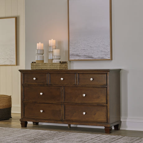 Mega Furniture - Ashley Furniture - Danabrin Bedroom - California King Panel Storage Bed / Brown - B685B19