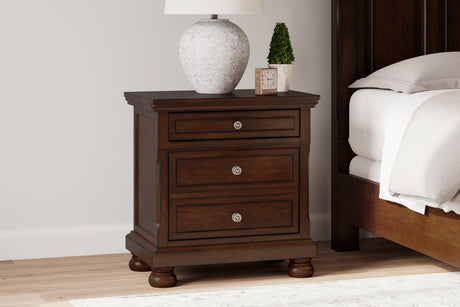 Mega Furniture - Ashley Furniture - Porter Bedroom - Queen Panel Storage Bed / Rustic Brown - B697B42