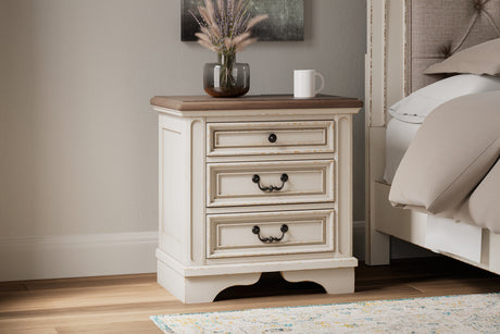 Mega Furniture - Ashley Furniture - Realyn Bedroom - Queen Upholstered Storage Bed / Two-tone - B743B18