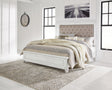 Mega Furniture - Ashley Furniture - Kanwyn Bedroom - Dresser and Mirror / Whitewash - B777B1