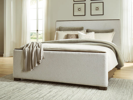Mega Furniture - Ashley Furniture - Radkin Bedroom - California King Upholstered Panel Bed - PCB843B5