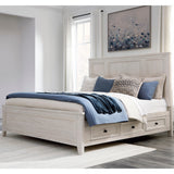 Mega Furniture - Ashley Furniture - Darbonton Bedroom - California King Panel Storage Bed - PCB853B5
