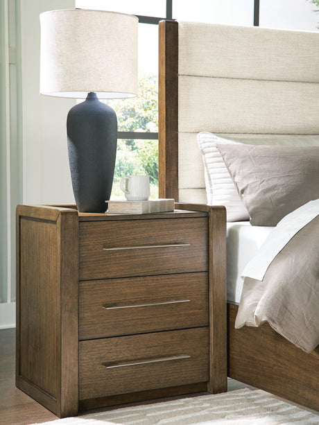 Mega Furniture - Ashley Furniture - Marxmore Bedroom - Three Drawer Night Stand - B863-93