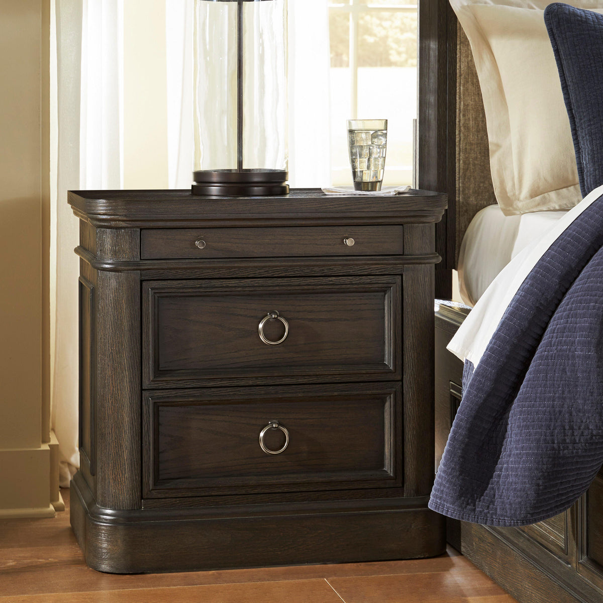 Mega Furniture - Ashley Furniture - Wickenger Bedroom - Two Drawer Night Stand - PCB889-92