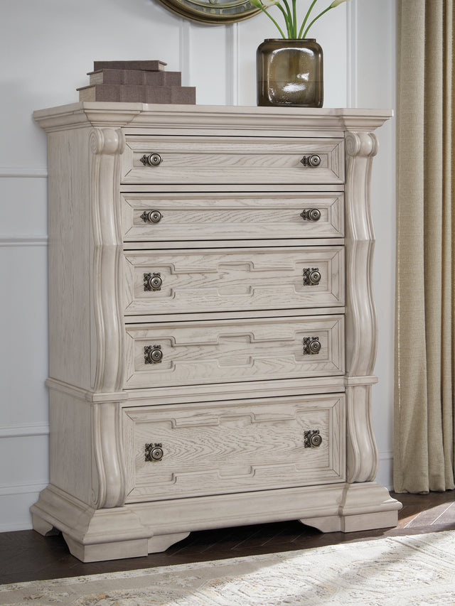 Mega Furniture - Ashley Furniture - Bruchandi Bedroom - Five Drawer Chest - PCB948-46