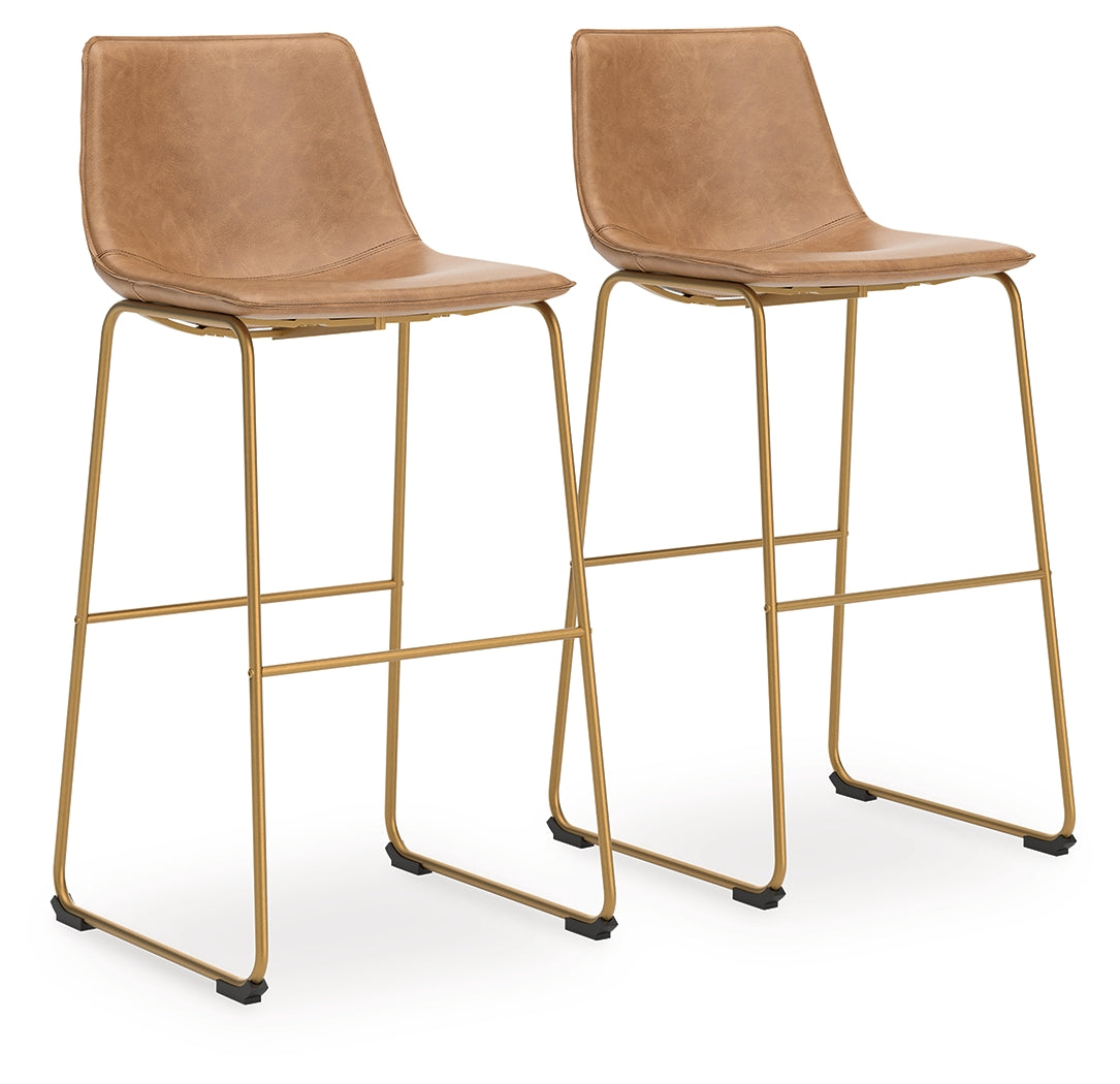 Mega Furniture - Ashley Furniture - Ciabori Dining Room - Bar Height Barstool (Set of 2) / Multi - PCD373-330X2