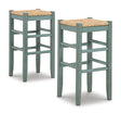 Mega Furniture - Ashley Furniture - Mirimyn Dining Room - Counter Height Bar Stool (Set of 2) / Black - D508-124X2