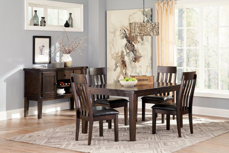 Mega Furniture - Ashley Furniture - Haddigan Dining Room - Counter Height Barstool (Set of 2) / Dark Brown - D596-224X2