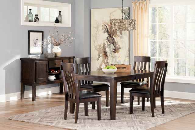 Mega Furniture - Ashley Furniture - Haddigan Dining Room - Counter Height Barstool (Set of 2) / Dark Brown - D596-224X2