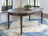 Mega Furniture - Ashley Furniture - Lavinton Dining Room - Oval Dining Room EXT Table / Brown - D764-35