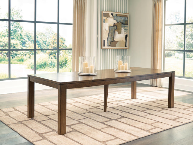 Mega Furniture - Ashley Furniture - Marxmore Dining Room - RECT DRM Butterfly EXT Table - D863-35