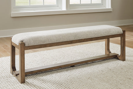 Mega Furniture - Ashley Furniture - Cabalynn Dining Room - RECT Dining Room Counter Table / Light Brown / 76"W x 34"D x 36"H - D974-13