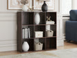 Mega Furniture - Ashley Furniture - Glosmount Nine Cube Organizer - Nine Cube Organizer / Cherry/Light Brown - EA1055-3X3