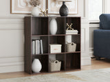 Mega Furniture - Ashley Furniture - Glosmount Nine Cube Organizer - Nine Cube Organizer / Cherry/Light Brown - EA1055-3X3