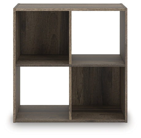 Mega Furniture - Ashley Furniture - Shallifer Four Cube Organizer - Four Cube Organizer / Brown - EA1104-2X2