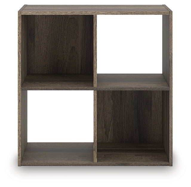 Mega Furniture - Ashley Furniture - Shallifer Four Cube Organizer - Four Cube Organizer / Brown - EA1104-2X2