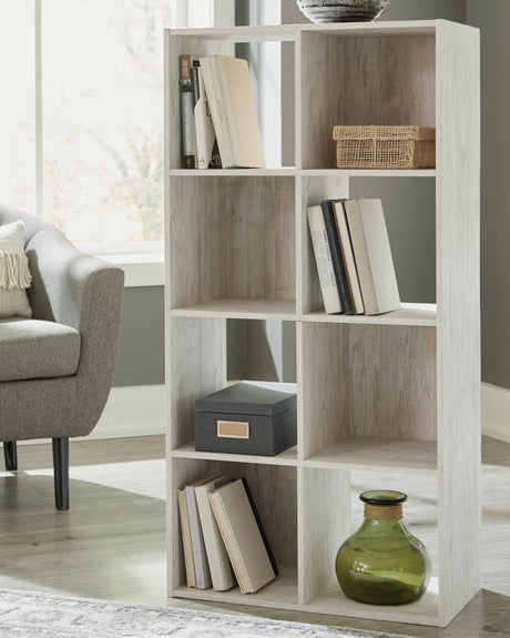 Mega Furniture - Ashley Furniture - Paxberry Eight Cube Organizer - Eight Cube Organizer / Whitewash - EA1811-4X2