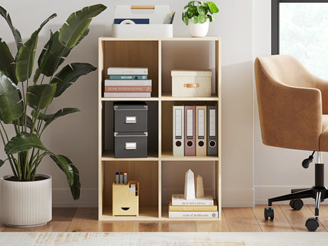 Mega Furniture - Ashley Furniture - Piperton Six Cube Organizer - Six Cube Organizer / Charcoal - EA5514-3X2