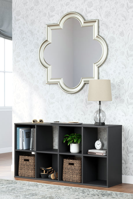Mega Furniture - Ashley Furniture - Langdrew Eight Cube Organizer - Eight Cube Organizer / Black - EA4957-4X2