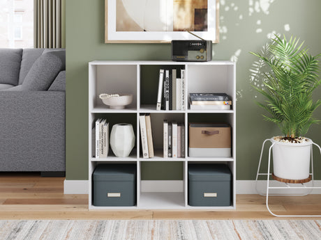 Mega Furniture - Ashley Furniture - Onita Nine Cube Organizer - Nine Cube Organizer / White - EA9630-3X3