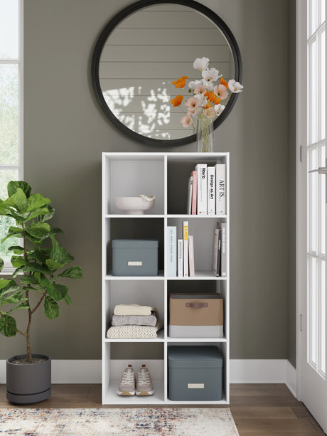 Mega Furniture - Ashley Furniture - Onita Eight Cube Organizer - Eight Cube Organizer / White - EA9630-4X2