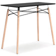 Mega Furniture - Ashley Furniture - Jaspeni Office Desk - Home Office Desk / White/Natural - H020-110