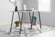 Mega Furniture - Ashley Furniture - Bayflynn Office Desk - Home Office Desk / White/Black - H288-27