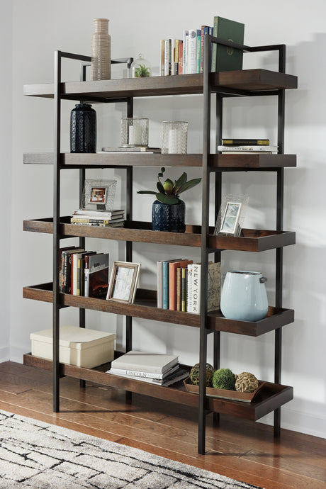 Mega Furniture - Ashley Furniture - Starmore Bookcase - Bookcase / Brown - H633-70