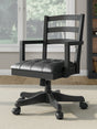 Mega Furniture - Ashley Furniture - Wildenauer Home Office Desk Chair - Home Office Swivel Desk Chair / Black - H664-01A