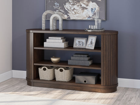 Mega Furniture - Ashley Furniture - Korestone 60" Credenza - Credenza / Warm Brown - H687-46