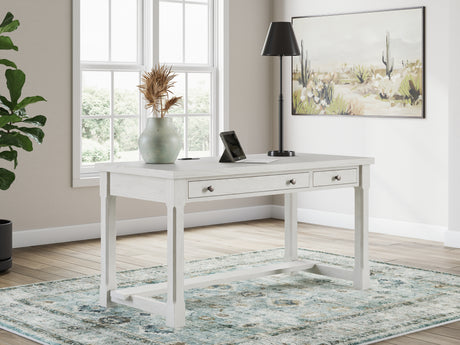 Mega Furniture - Ashley Furniture - Robbinsdale Office Desk - Home Office Desk / Antique White - H742-34