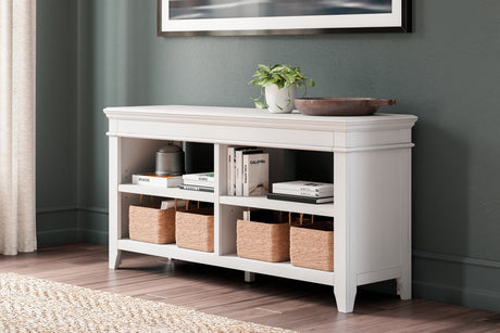 Mega Furniture - Ashley Furniture - Kanwyn Credenza - Credenza / Whitewash - H777-46