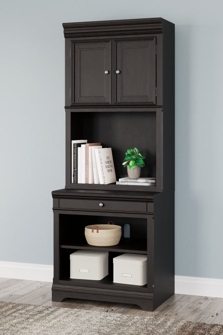 Mega Furniture - Ashley Furniture - Beckincreek Bookcase - Bookcase / Black - H778H7