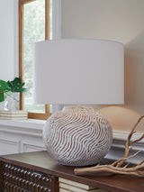 Mega Furniture - Ashley Furniture - Vien Lighting - Terracotta Table Lamp (1/CN) - L100894