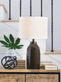 Mega Furniture - Ashley Furniture - Jyler Lighting - Terracotta Table Lamp (1/CN) - L100904
