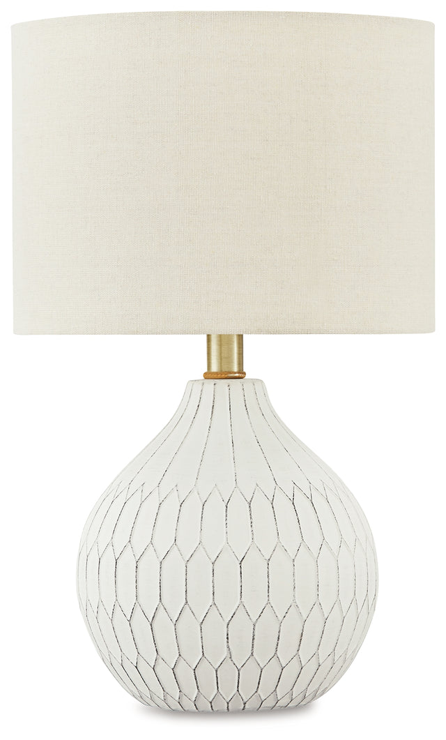 Mega Furniture - Ashley Furniture - Wardmont Lighting - Table Lamp (Set of 2) / White - L180094X2