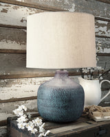 Mega Furniture - Ashley Furniture - Malthace Lighting - Table Lamp (Set of 2) / Patina - L207304X2