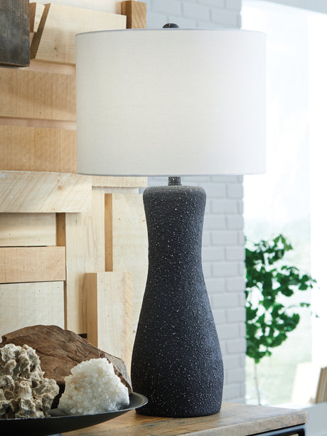 Mega Furniture - Ashley Furniture - Maykins Lighting - Metal Table Lamp (1/CN) / Black - L207634