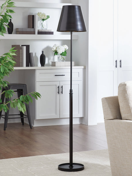 Mega Furniture - Ashley Furniture - Wimner Lighting - Metal Floor Lamp (1/CN) / Antique Bronze Finish - L208461