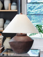 Mega Furniture - Ashley Furniture - Honsworth Lighting - Poly Table Lamp (1/CN) / Antique Brown - L235994