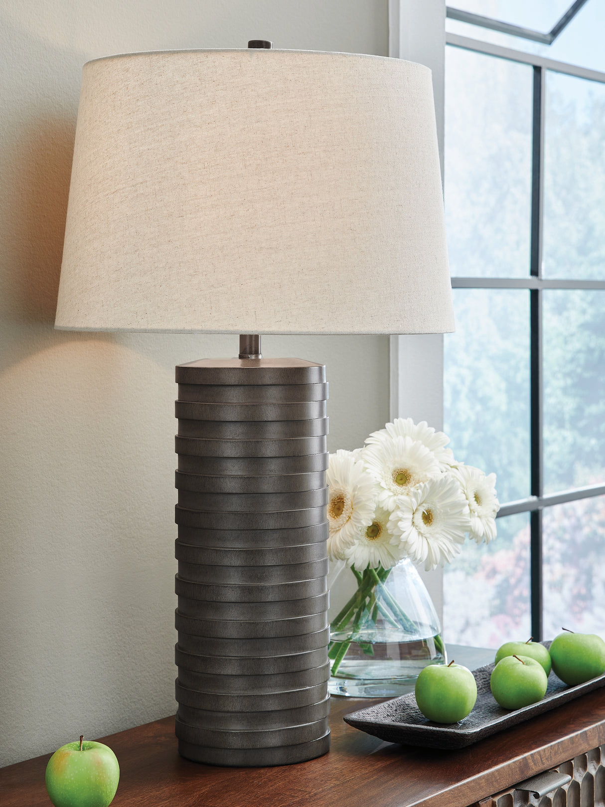 Mega Furniture - Ashley Furniture - Neilett Lighting - Poly Table Lamp (Set of 2) - L243704