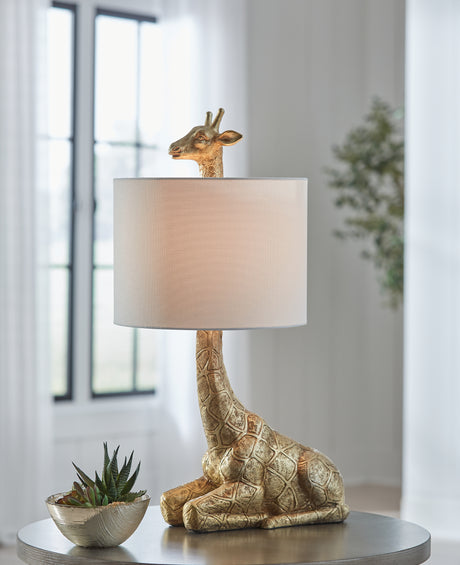 Mega Furniture - Ashley Furniture - Ferrison Lighting - 2-Piece Lamp Set / Gold Finish - L317004X2