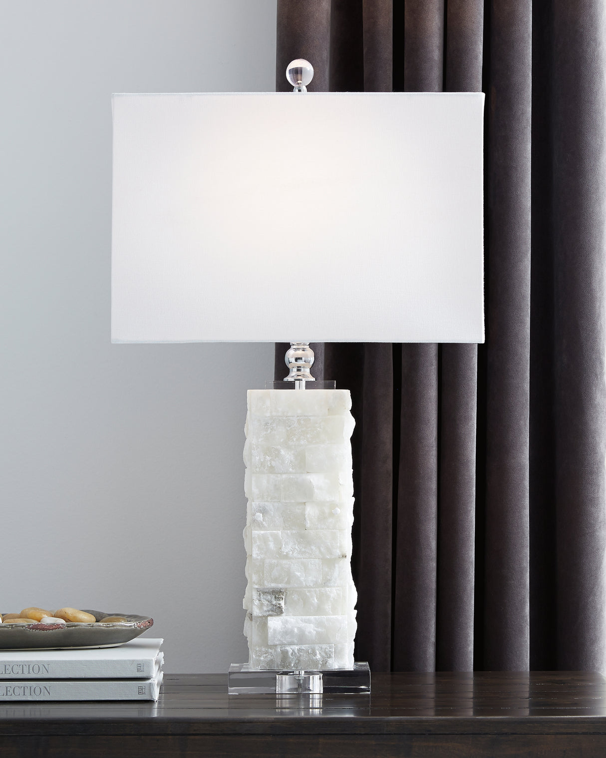 Mega Furniture - Ashley Furniture - Malise Lighting - Table Lamp (Set of 2) / White - L429014X2