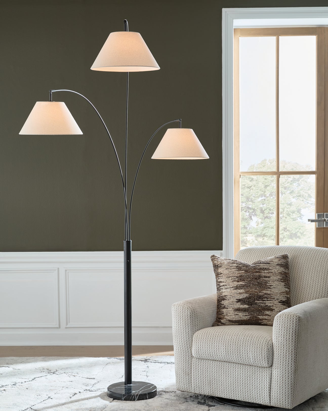 Mega Furniture - Ashley Furniture - Gibbswellner Lighting - Metal Arc Lamp (1/CN) - L725159