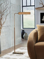 Mega Furniture - Ashley Furniture - Yafe Lighting - Metal Floor Lamp (1/CN) - L734411
